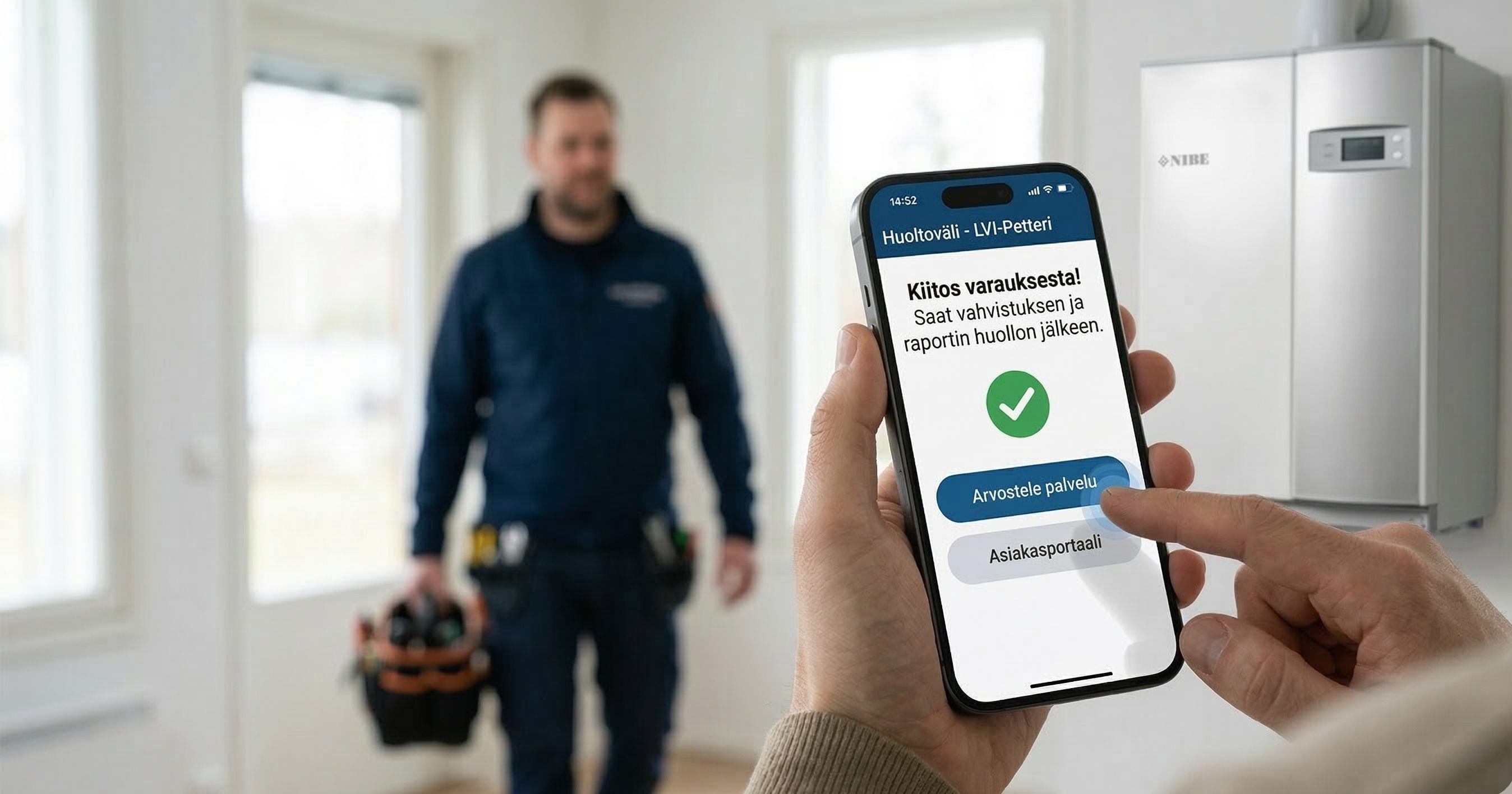 Huoltoväli kerää asiakaspalautteen ja Google-arvostelut automaattisesti huollon jälkeen